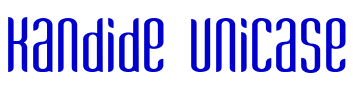 Kandide Unicase 字体